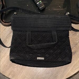Vera Bradley Black Quilted Shoulder Bag